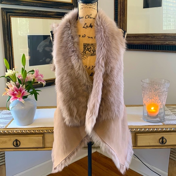 karl Donoghue Jackets & Blazers - NWT Genuine Toscana Shearling Fur Vest Designer